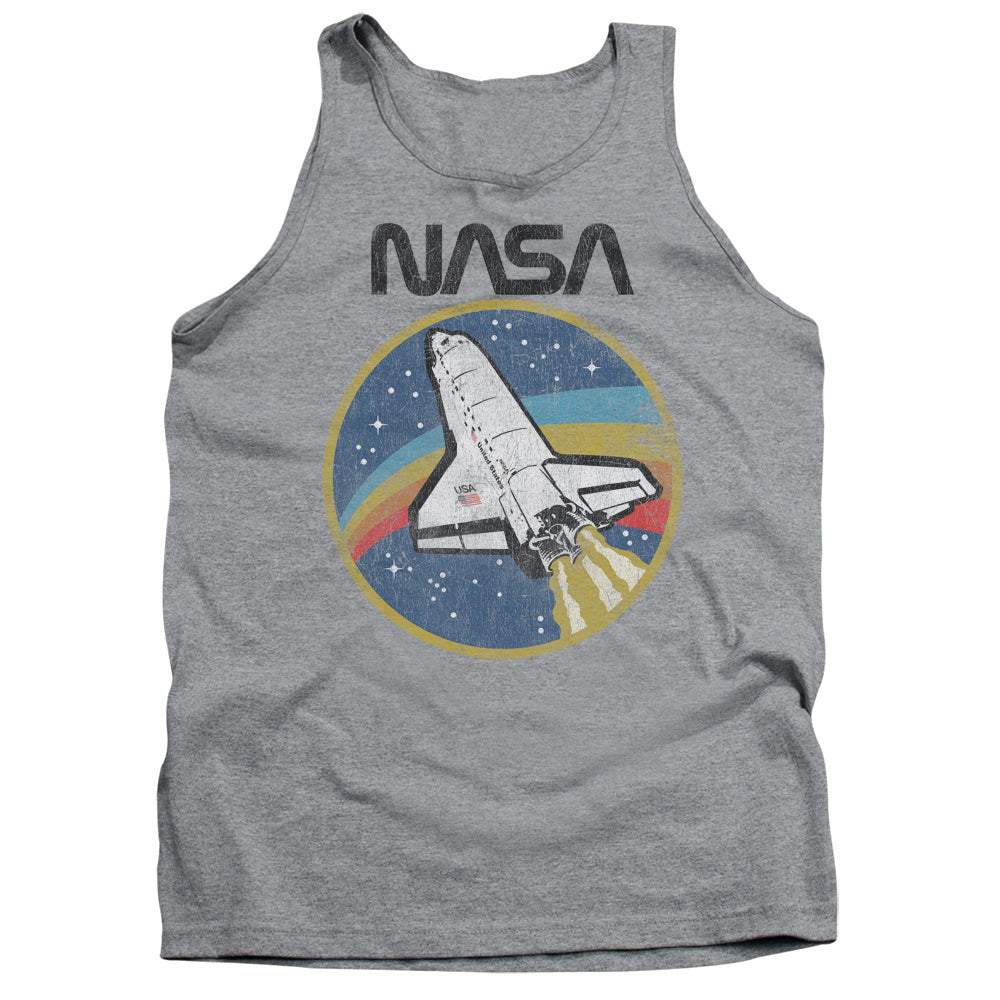 NASA : SHUTTLE ADULT TANK Athletic Heather 2X