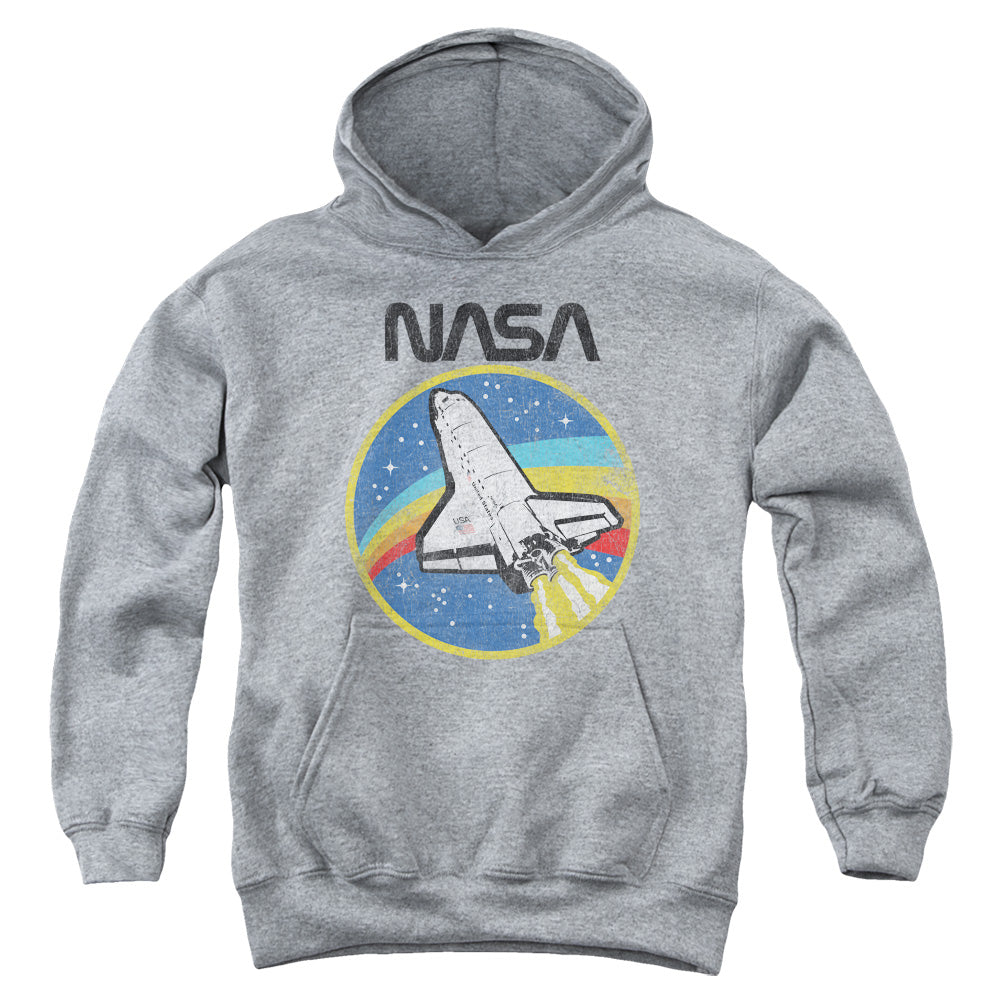 NASA : SHUTTLE YOUTH PULL OVER HOODIE Athletic Heather LG