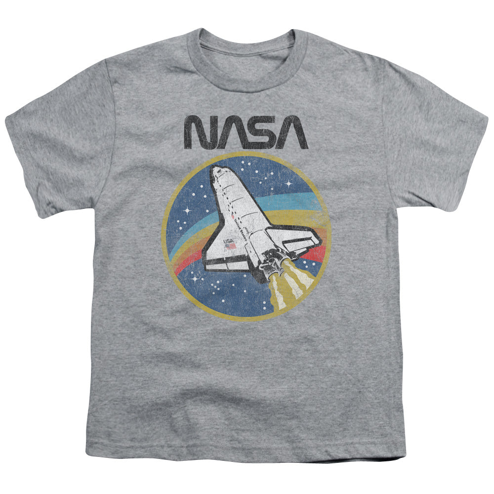 NASA : SHUTTLE S\S YOUTH 18\1 Athletic Heather LG