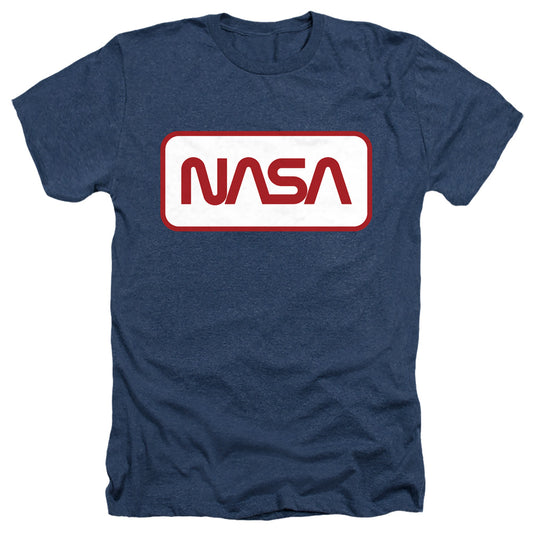 NASA : RECTANGULAR LOGO ADULT HEATHER Navy SM