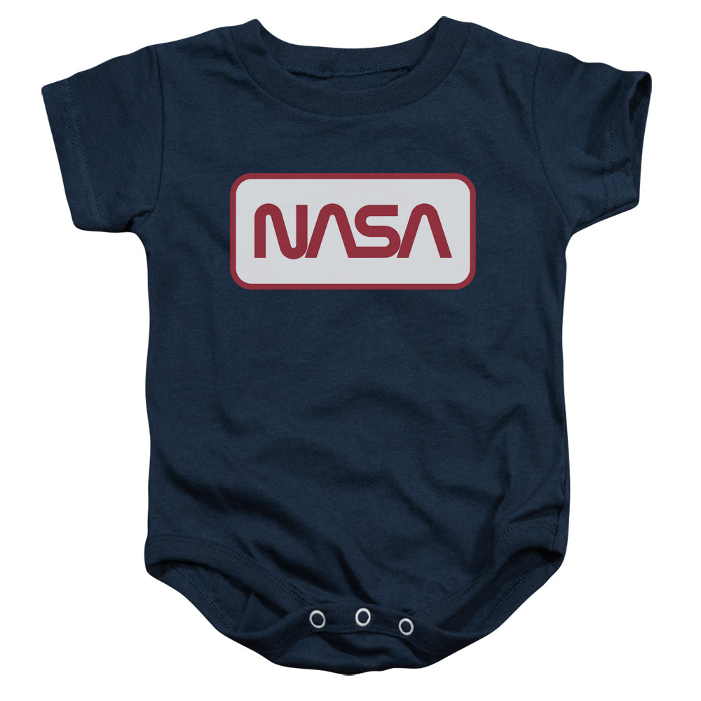 NASA : RECTANGULAR LOGO INFANT SNAPSUIT Navy LG (18 Mo)