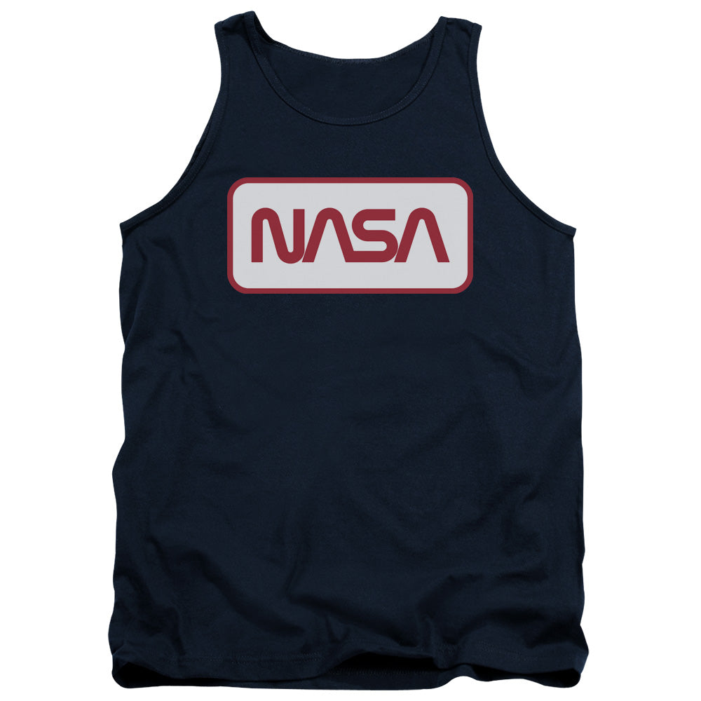 NASA : RECTANGULAR LOGO ADULT TANK Navy 2X