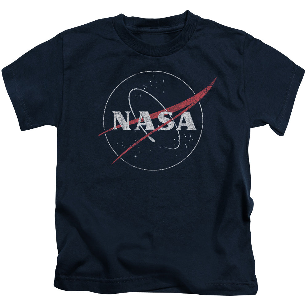 NASA : DISTRESSED LOGO S\S JUVENILE 18\1 Navy MD (5\6)