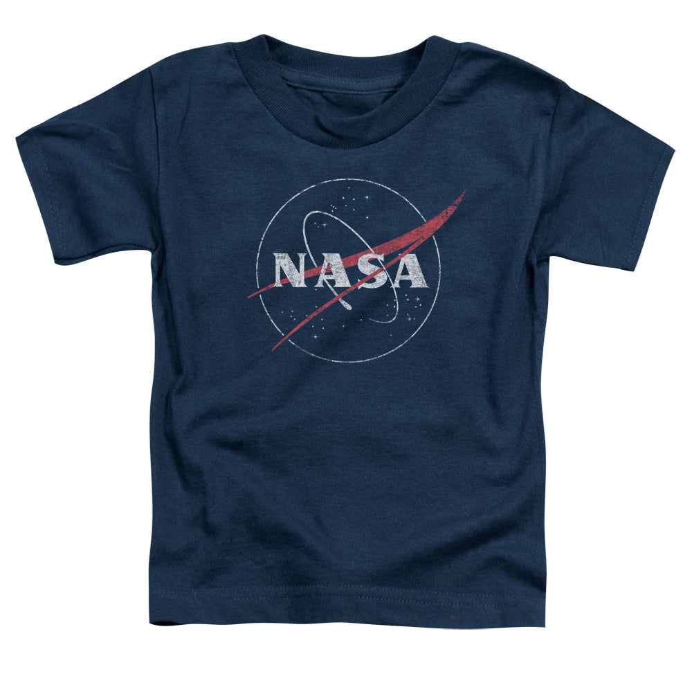 NASA : DISTRESSED LOGO S\S TODDLER TEE Navy LG (4T)