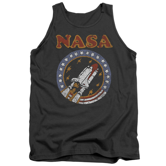 NASA : RETRO SHUTTLE ADULT TANK Charcoal 2X