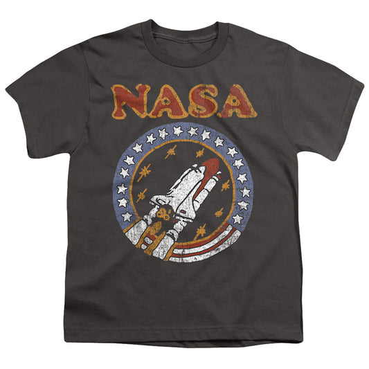 NASA : RETRO SHUTTLE S\S YOUTH 18\1 Charcoal LG