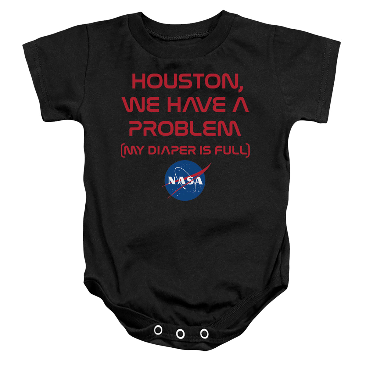 NASA : PROBLEMATIC DIAPER INFANT SNAPSUIT Black LG (18 Mo)