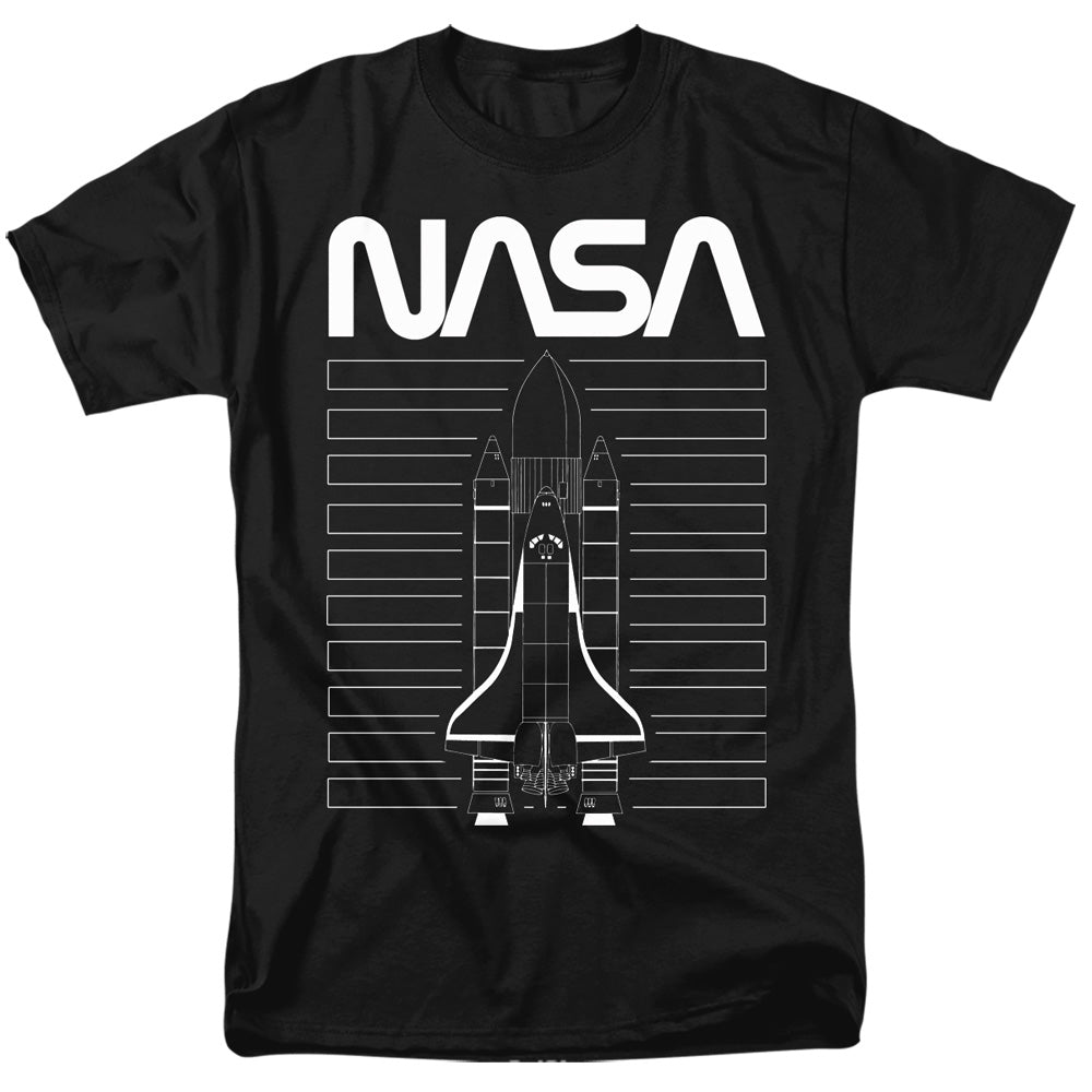 NASA : SHUTTLE S\S ADULT 18\1 Black 2X