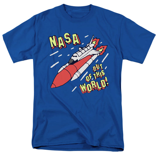 NASA : OUT OF THIS WORLD S\S ADULT 18\1 Royal Blue 2X