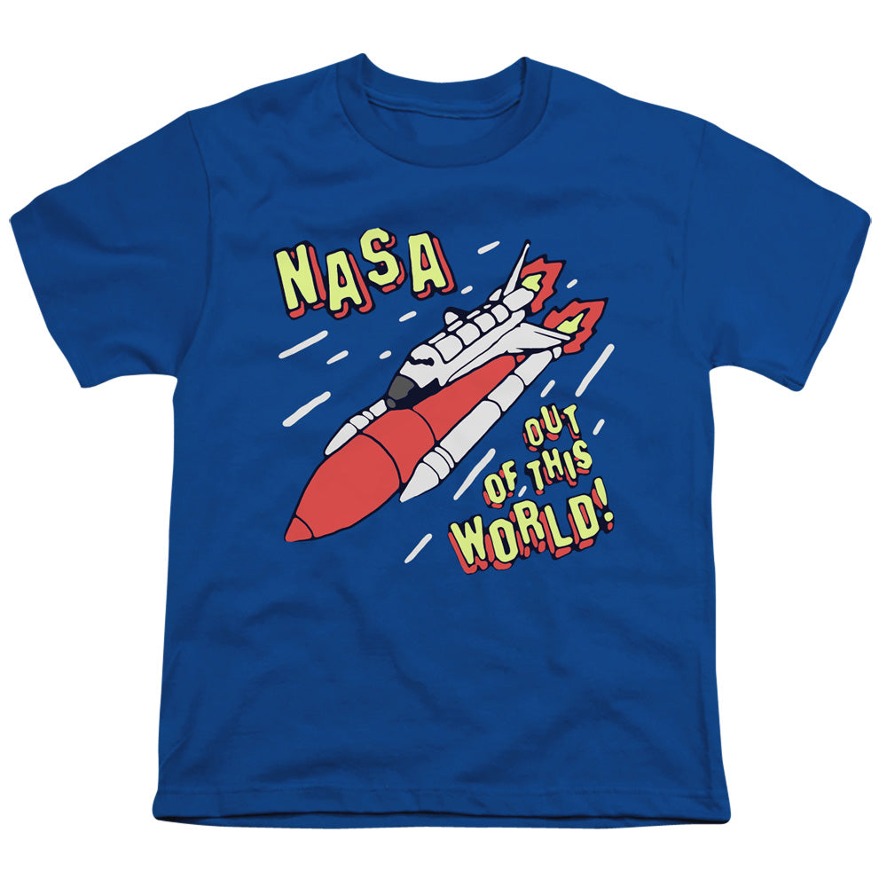 NASA : OUT OF THIS WORLD S\S YOUTH 18\1 Royal Blue XS