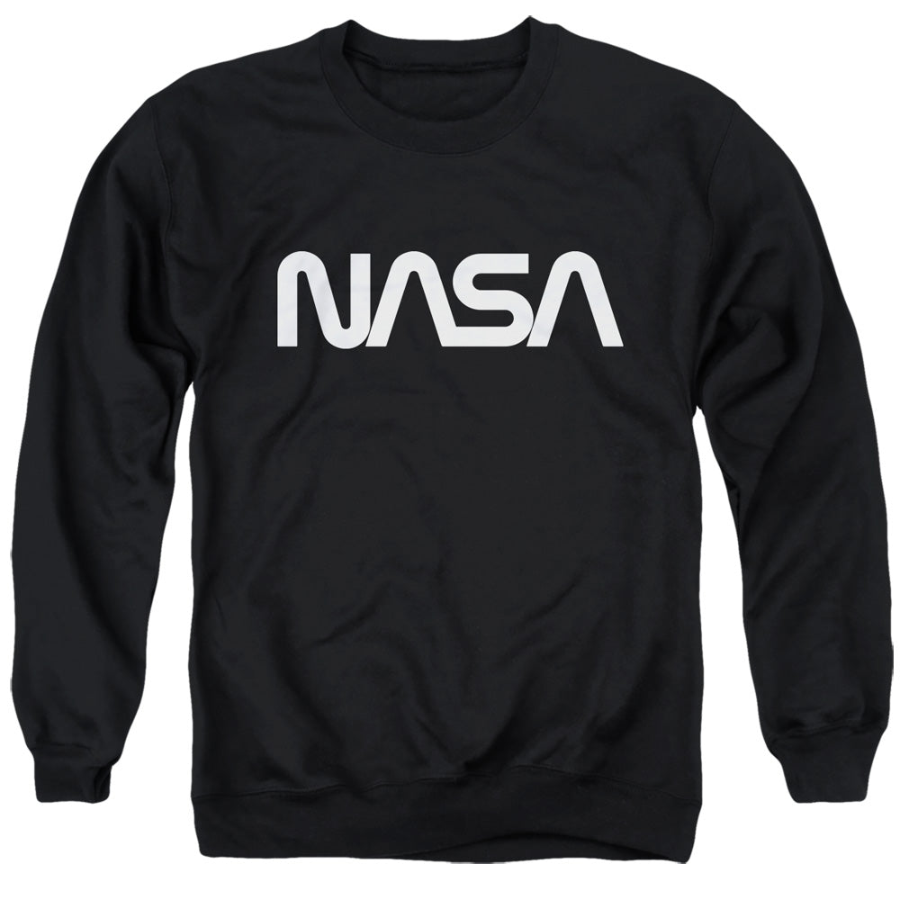 NASA : WORM LOGO ADULT CREW SWEAT Black 2X