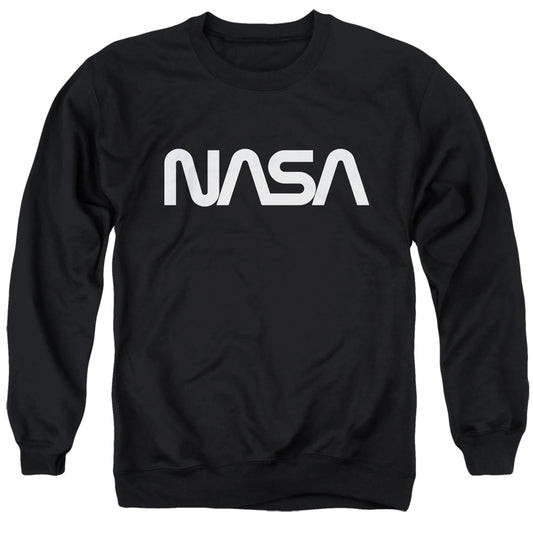 NASA : WORM LOGO ADULT CREW SWEAT Black XL