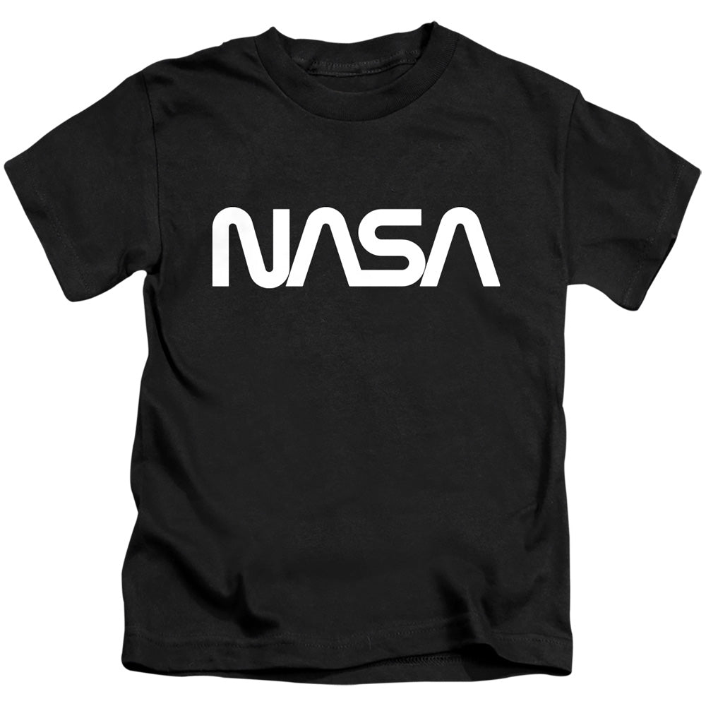 NASA : WORM LOGO S\S JUVENILE 18\1 Black MD (5\6)