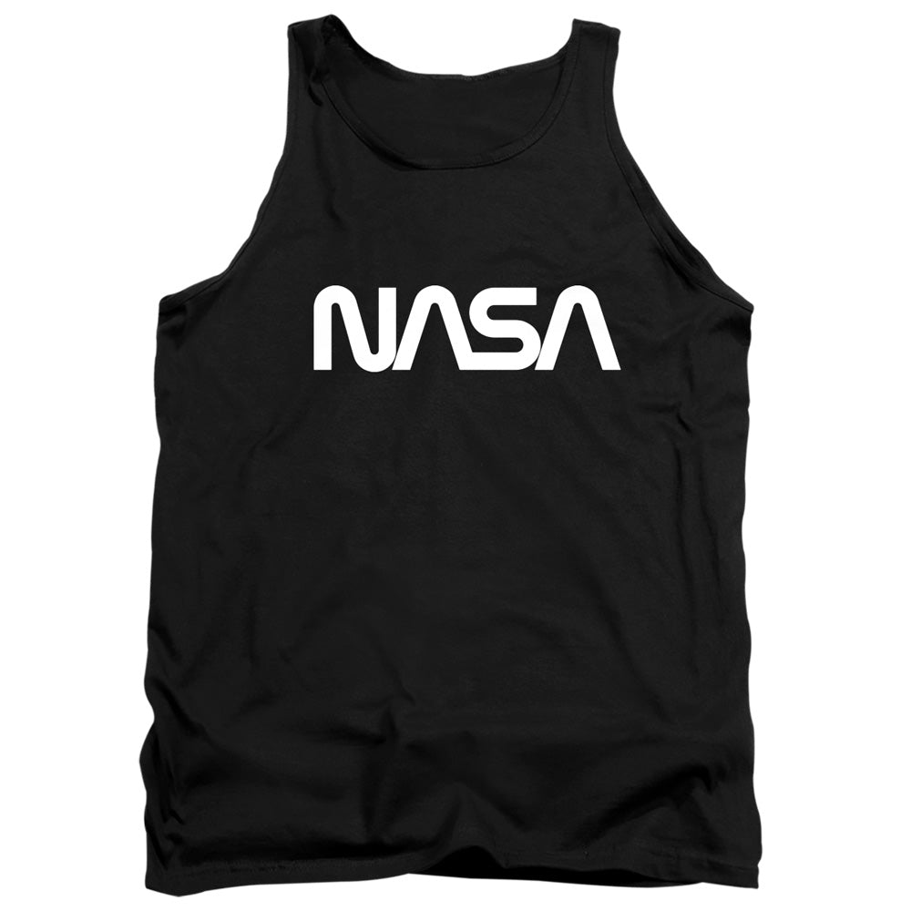 NASA : WORM LOGO ADULT TANK Black 2X