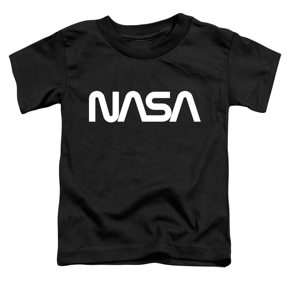 NASA : WORM LOGO S\S TODDLER TEE Black LG (4T)