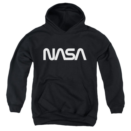 NASA : WORM LOGO YOUTH PULL OVER HOODIE Black LG