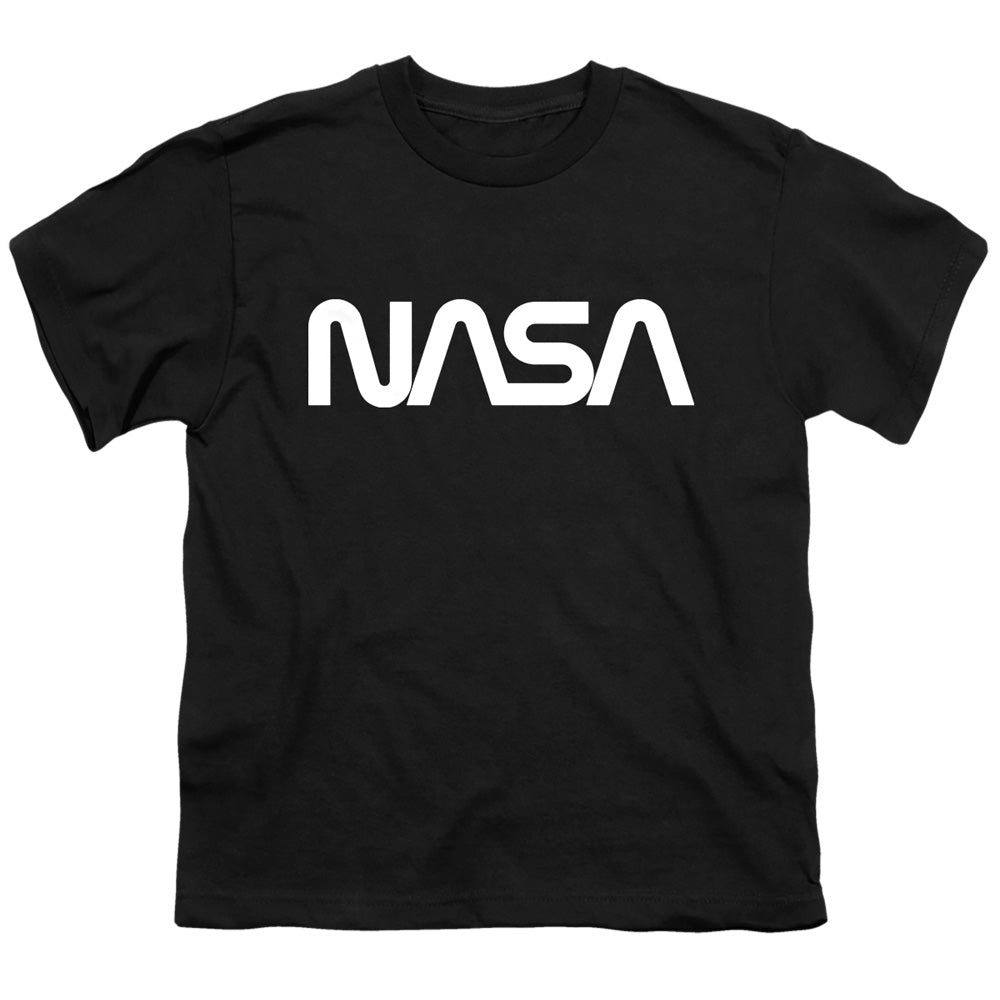 NASA : WORM LOGO S\S YOUTH 18\1 Black LG