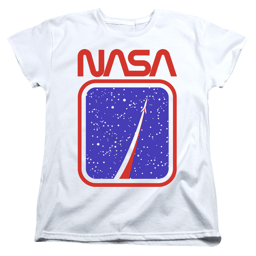 NASA : TO THE STARS WOMENS SHORT SLEEVE White XL