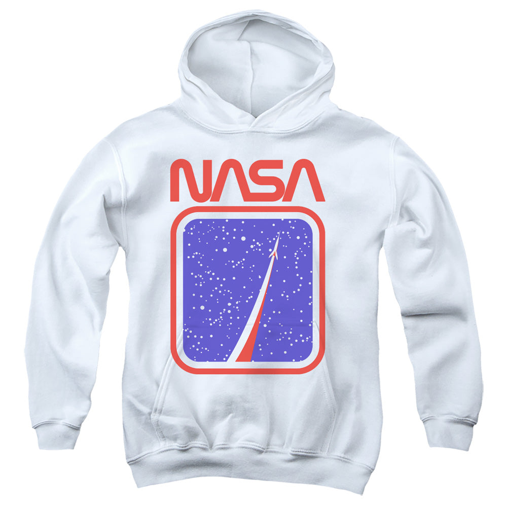 NASA : TO THE STARS YOUTH PULL OVER HOODIE White LG