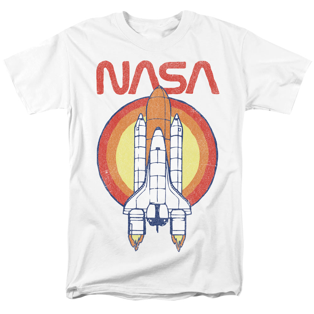 NASA : SHUTTLE CIRCLE S\S ADULT 18\1 White 3X