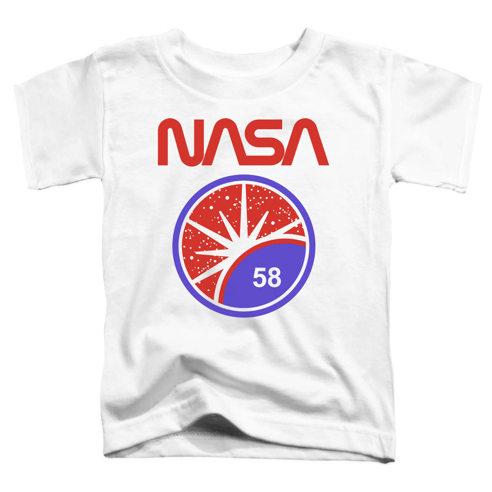 NASA : STARS S\S TODDLER TEE White LG (4T)