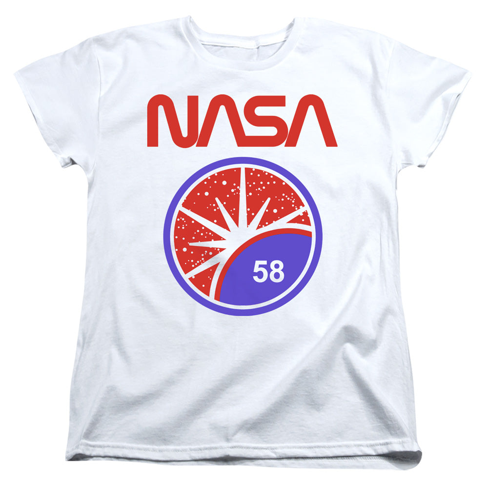 NASA : STARS WOMENS SHORT SLEEVE White 2X