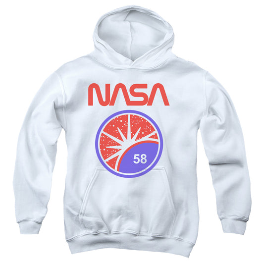 NASA : STARS YOUTH PULL OVER HOODIE White LG