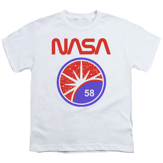 NASA : STARS S\S YOUTH 18\1 White LG