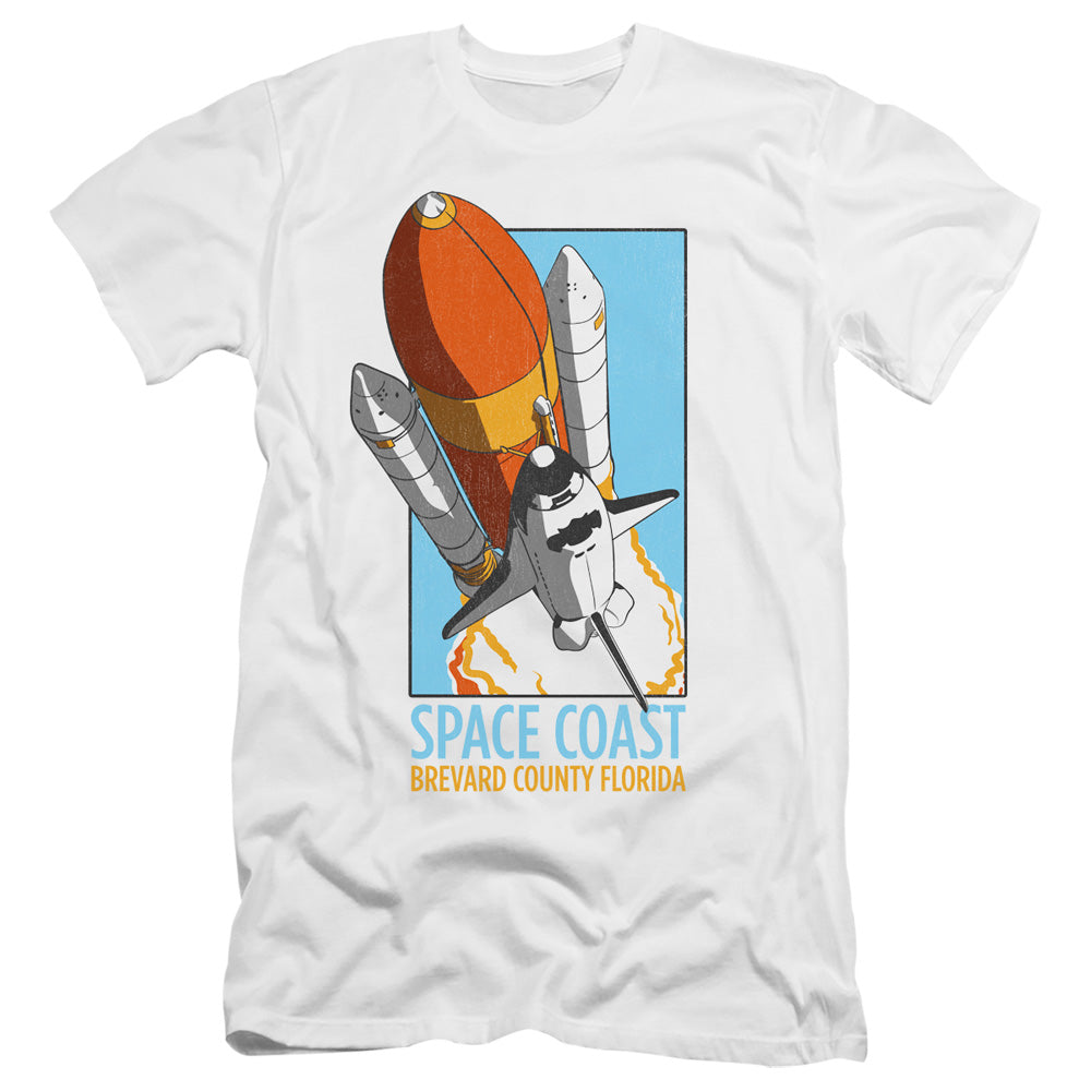 NASA : SPACE COAST  PREMIUM CANVAS ADULT SLIM FIT 30\1 White 2X