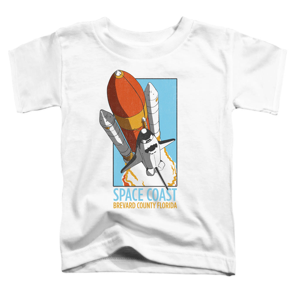 NASA : SPACE COAST S\S TODDLER TEE White LG (4T)