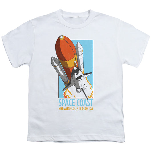 NASA : SPACE COAST S\S YOUTH 18\1 White XS