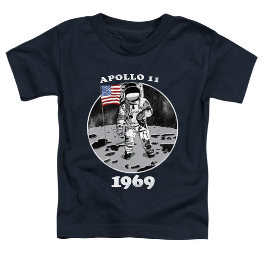 NASA : NOT FAKE S\S TODDLER TEE Navy LG (4T)