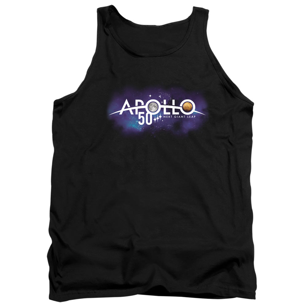 NASA : NEXT GIANT LEAP ADULT TANK Black 2X