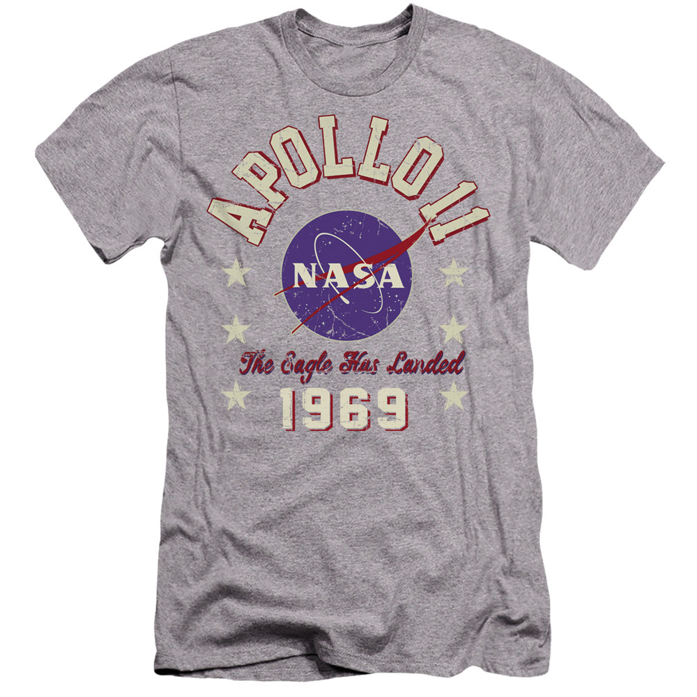 NASA : 1969 1  PREMIUM CANVAS ADULT SLIM FIT 30\1 Athletic Heather XL