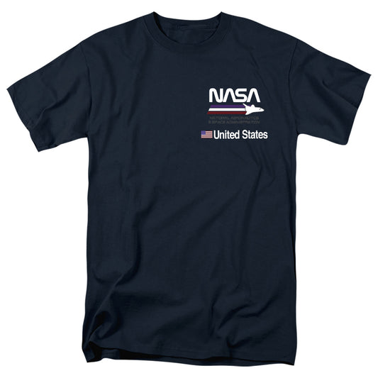 NASA : PLANE AERONAUTICS 1 S\S ADULT 18\1 Navy 5X