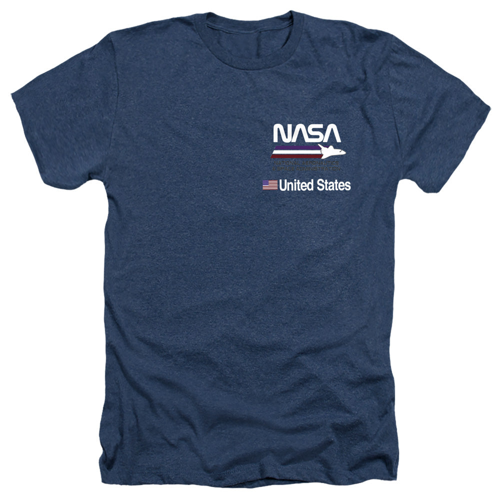 NASA : PLANE AERONAUTICS 1 ADULT HEATHER Navy 2X