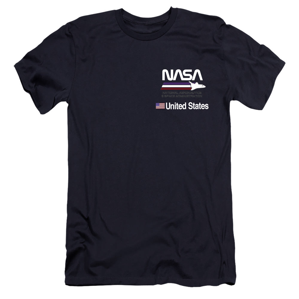 NASA : PLANE AERONAUTICS 1  PREMIUM CANVAS ADULT SLIM FIT 30\1 Navy 2X