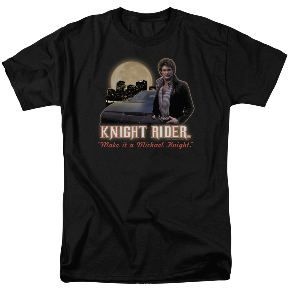 KNIGHT RIDER : FULL MOON S\S ADULT 18\1 Black 2X