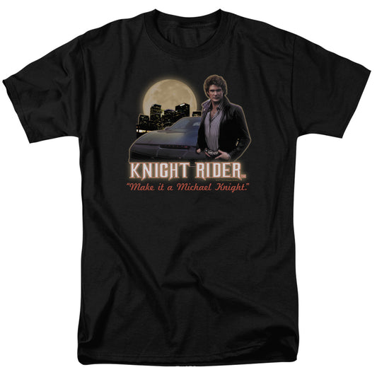 KNIGHT RIDER : FULL MOON S\S ADULT 18\1 Black LG