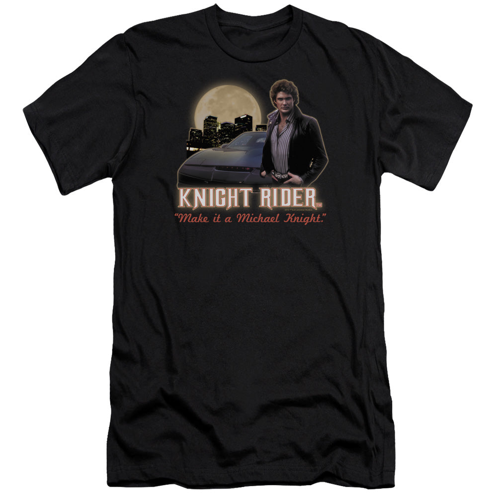 KNIGHT RIDER : FULL MOON PREMIUM CANVAS ADULT SLIM FIT 30\1 BLACK 2X