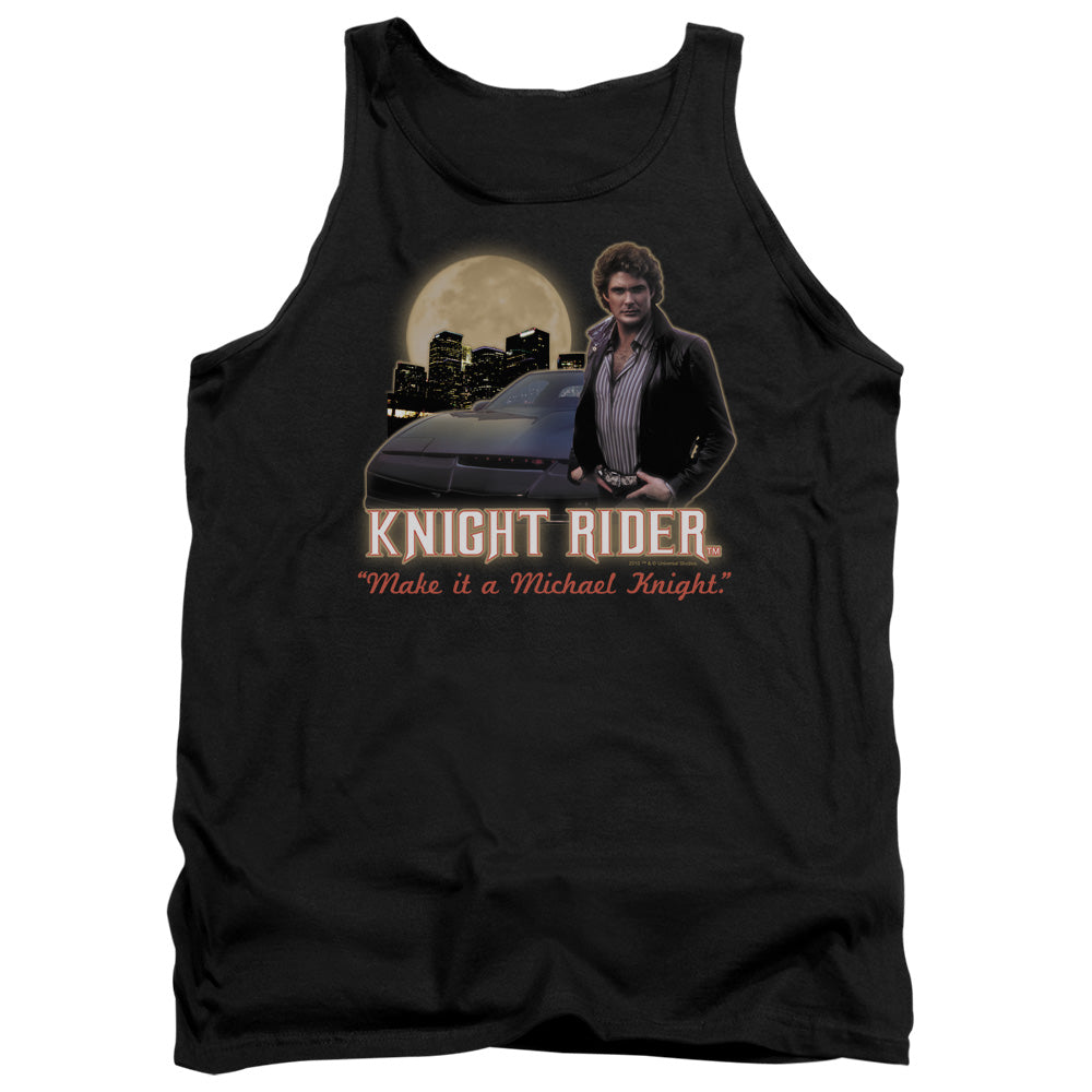 KNIGHT RIDER : FULL MOON ADULT TANK BLACK XL