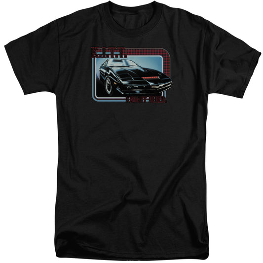 KNIGHT RIDER : KITT S\S ADULT TALL BLACK XL