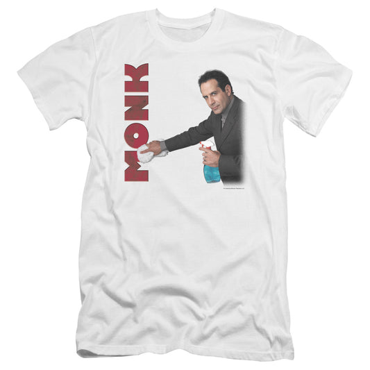 MONK : CLEAN UP PREMIUM CANVAS ADULT SLIM FIT 30\1 WHITE XL