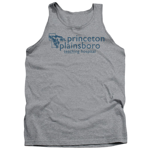 HOUSE : PRINCETON PLAINSBORO ADULT TANK ATHLETIC HEATHER MD