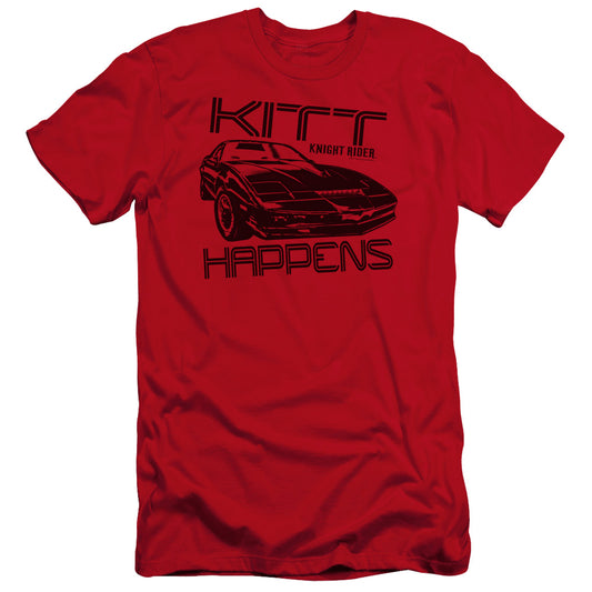 KNIGHT RIDER : KITT HAPPENS PREMIUM CANVAS ADULT SLIM FIT 30\1 RED LG