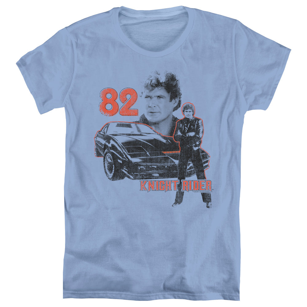 KNIGHT RIDER : 1982 WOMEN'S SHORT SLEEVE CAROLINA BLUE SM