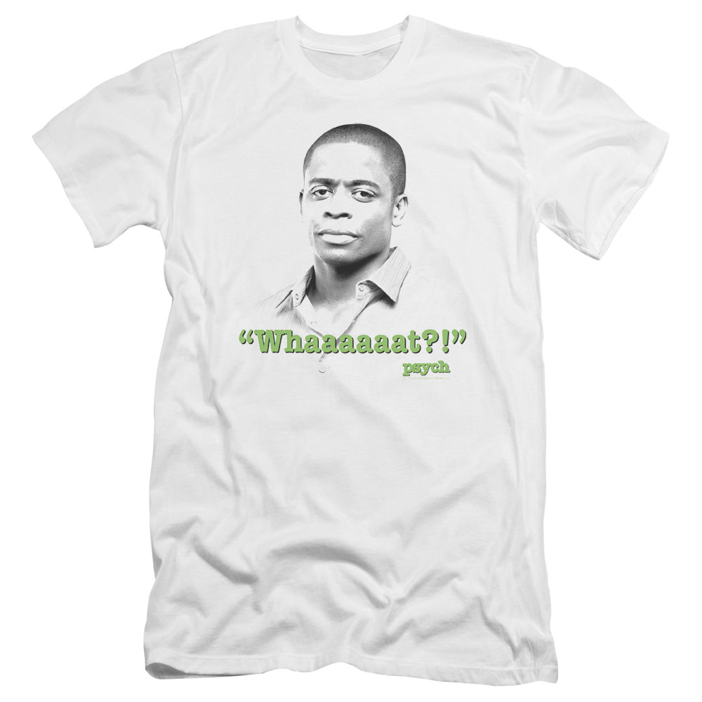 PSYCH : WHAAAAAAT?! PREMIUM CANVAS ADULT SLIM FIT 30\1 WHITE XL