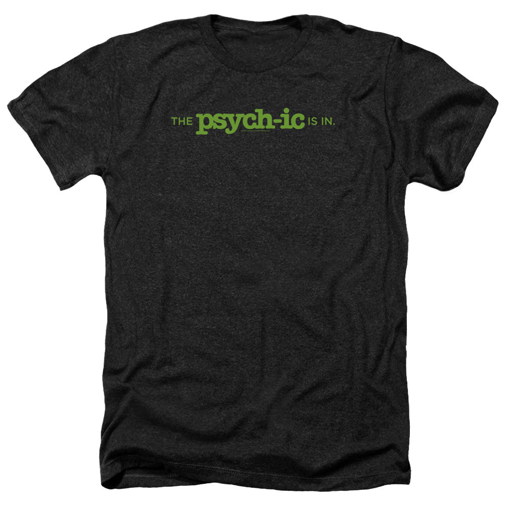 PSYCH : THE PSYCHIC IS IN ADULT HEATHER BLACK 2X