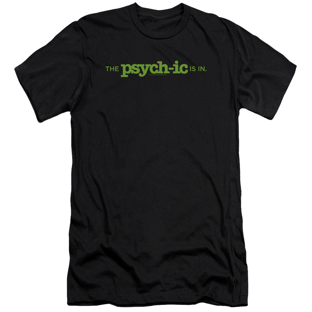 PSYCH : THE PSYCHIC IS IN PREMIUM CANVAS ADULT SLIM FIT 30\1 BLACK 2X