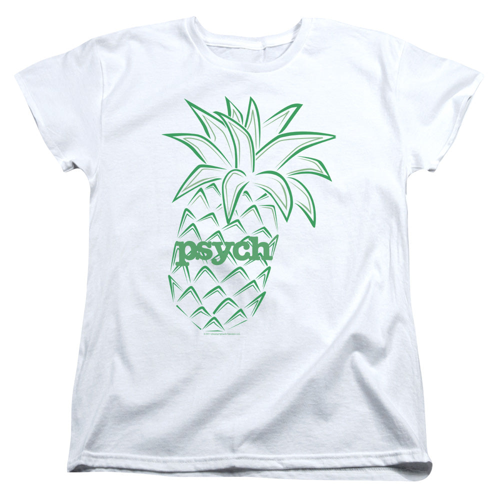 PSYCH : PINEAPPLE S\S WOMENS TEE WHITE 2X